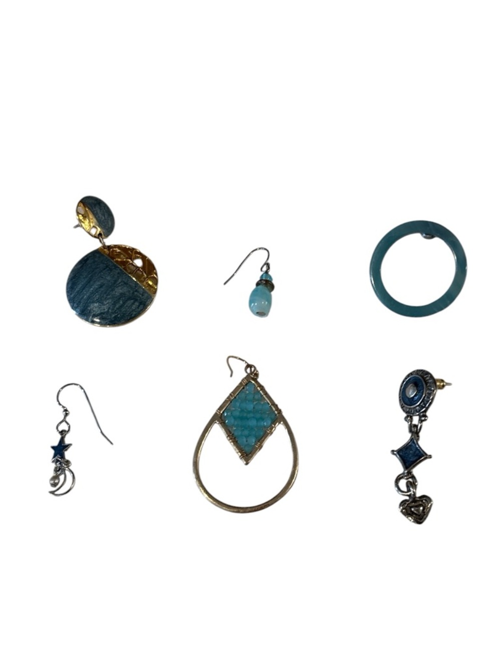 Assorted Blue Single Earring Bundle